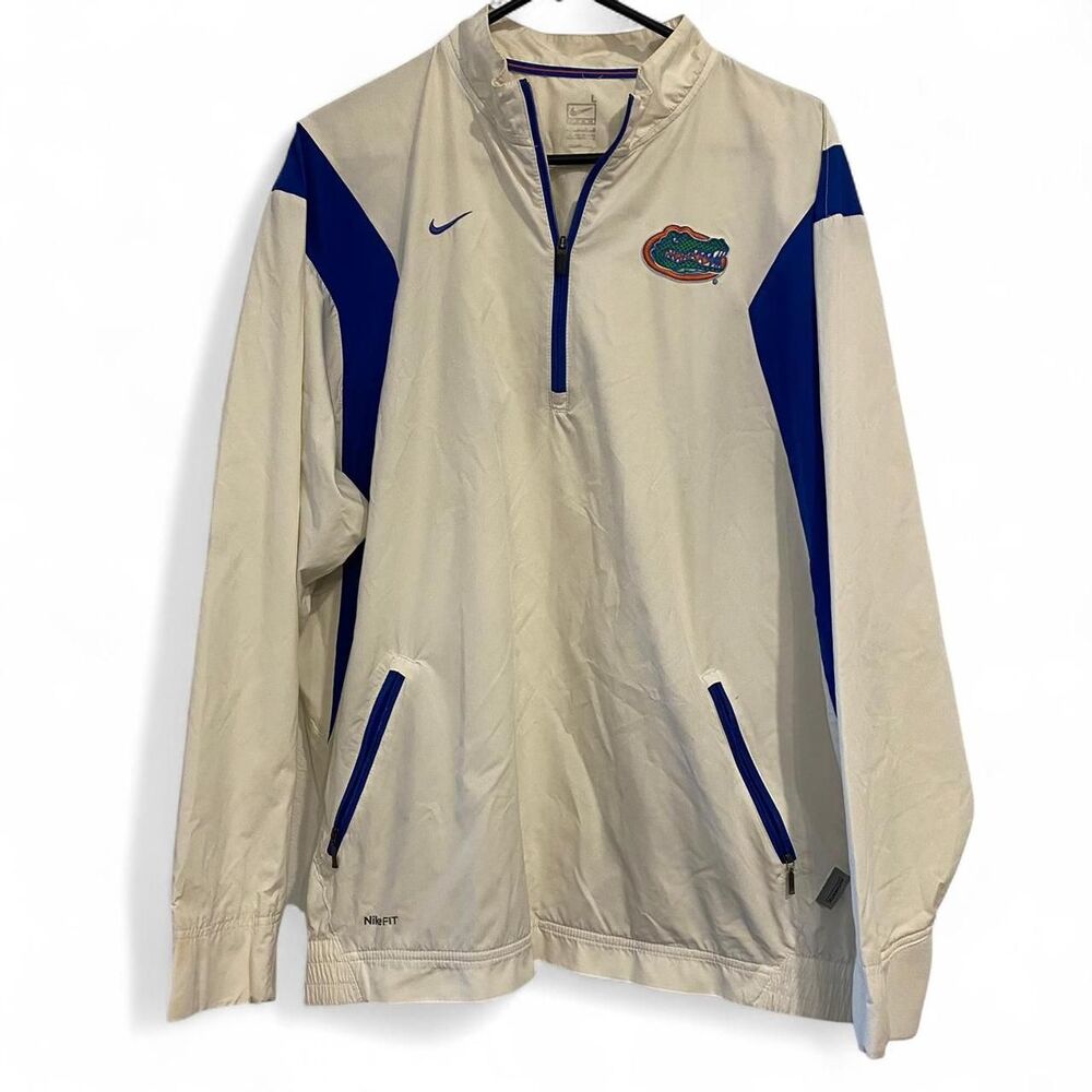 Nike Florida Gators quarter zip pullover windbreaker material